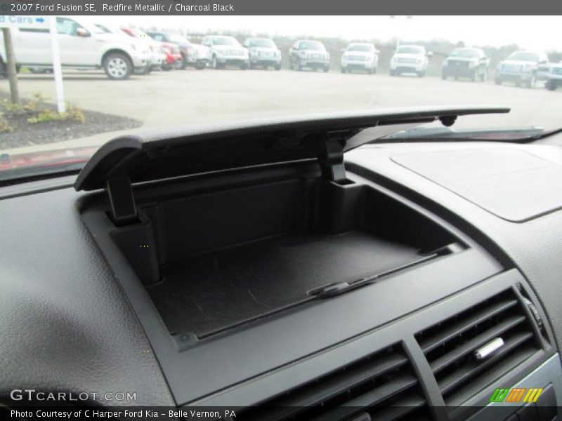 Redfire Metallic / Charcoal Black 2007 Ford Fusion SE