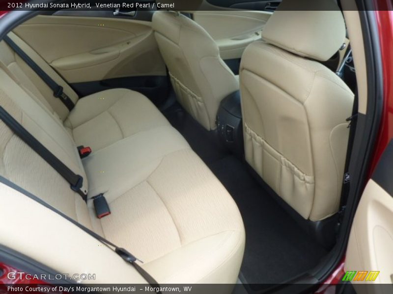 Venetian Red Pearl / Camel 2012 Hyundai Sonata Hybrid