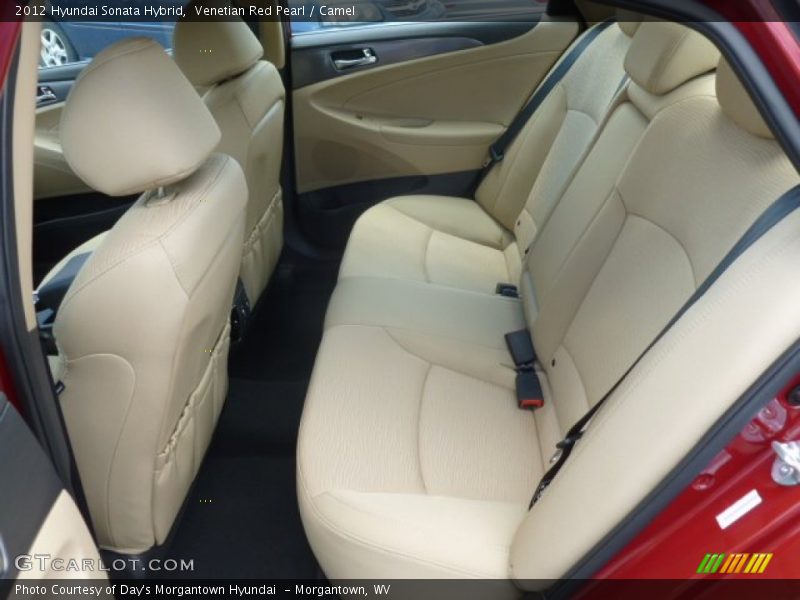 Venetian Red Pearl / Camel 2012 Hyundai Sonata Hybrid
