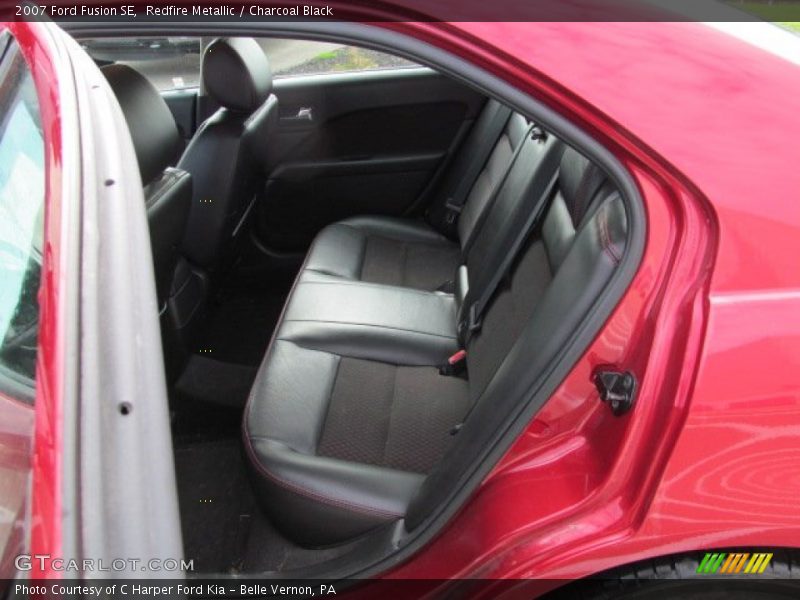Redfire Metallic / Charcoal Black 2007 Ford Fusion SE