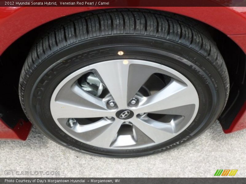 Venetian Red Pearl / Camel 2012 Hyundai Sonata Hybrid
