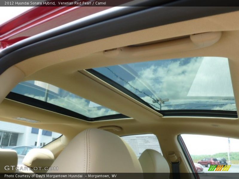Venetian Red Pearl / Camel 2012 Hyundai Sonata Hybrid
