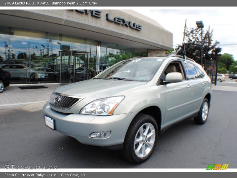 Bamboo Pearl / Light Gray 2009 Lexus RX 350 AWD