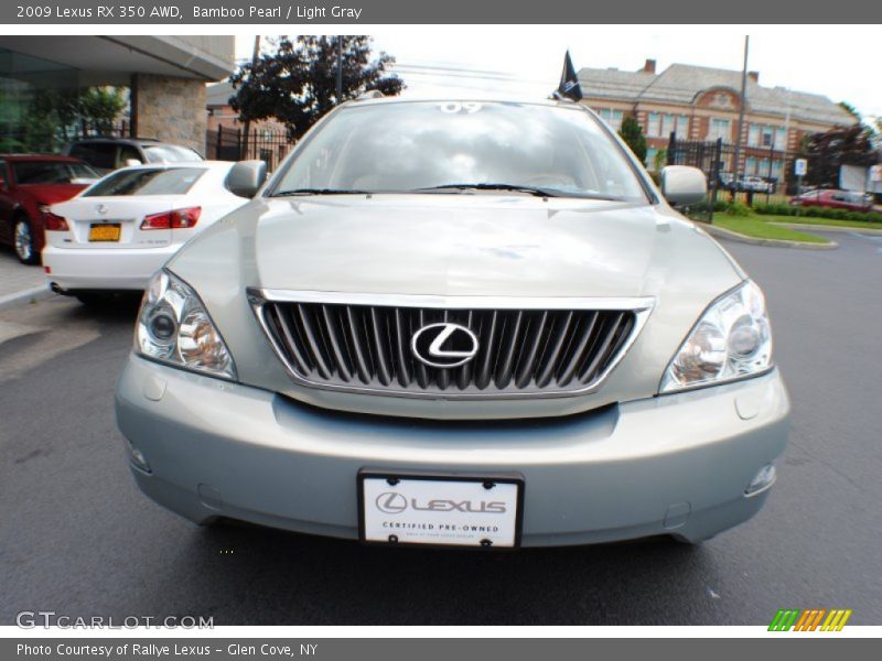 Bamboo Pearl / Light Gray 2009 Lexus RX 350 AWD