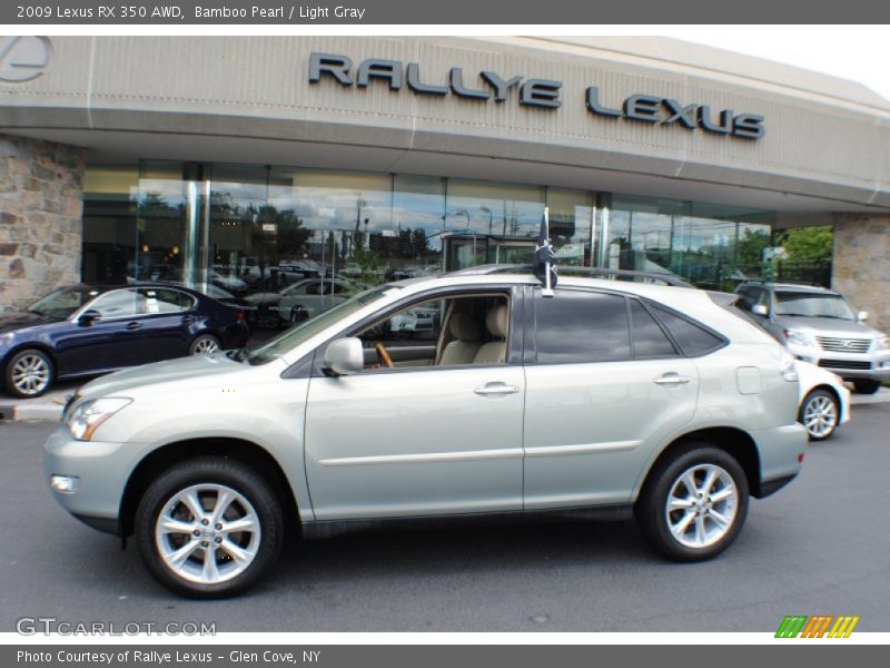 Bamboo Pearl / Light Gray 2009 Lexus RX 350 AWD