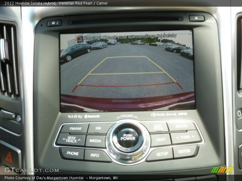 Venetian Red Pearl / Camel 2012 Hyundai Sonata Hybrid