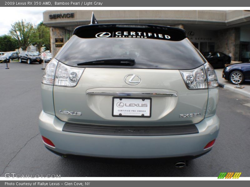 Bamboo Pearl / Light Gray 2009 Lexus RX 350 AWD
