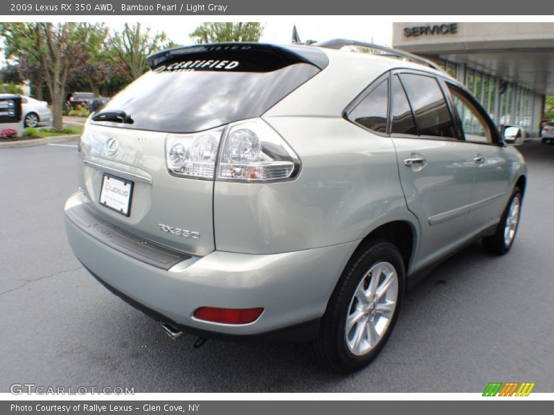 Bamboo Pearl / Light Gray 2009 Lexus RX 350 AWD
