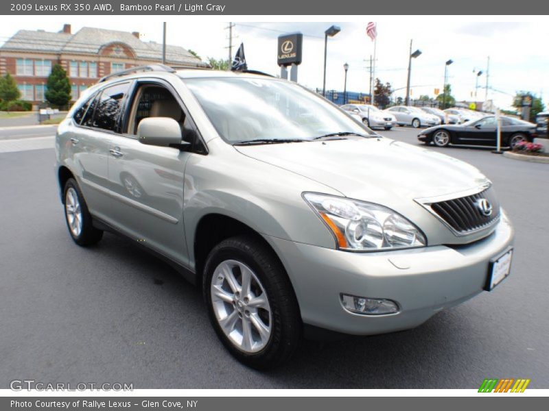 Bamboo Pearl / Light Gray 2009 Lexus RX 350 AWD