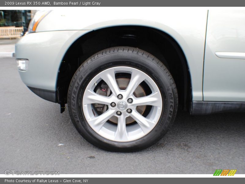 Bamboo Pearl / Light Gray 2009 Lexus RX 350 AWD