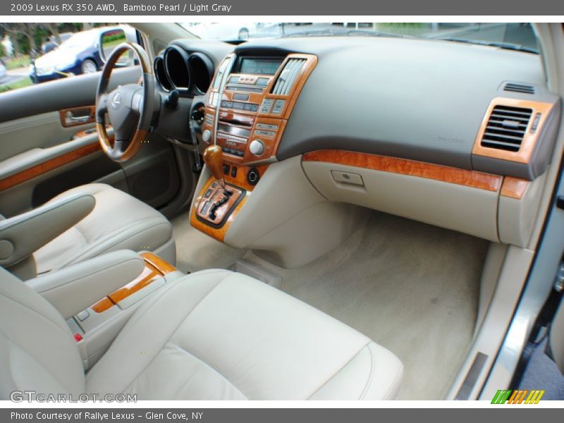 Bamboo Pearl / Light Gray 2009 Lexus RX 350 AWD