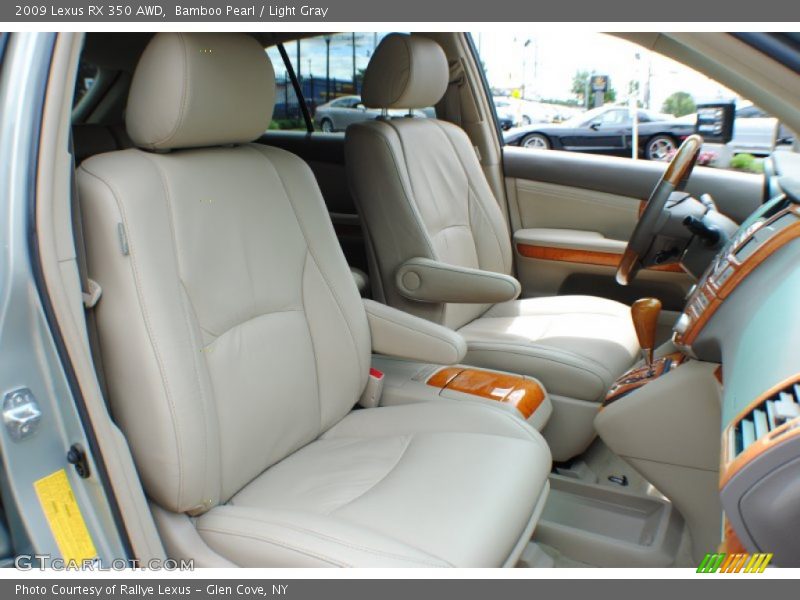 Bamboo Pearl / Light Gray 2009 Lexus RX 350 AWD