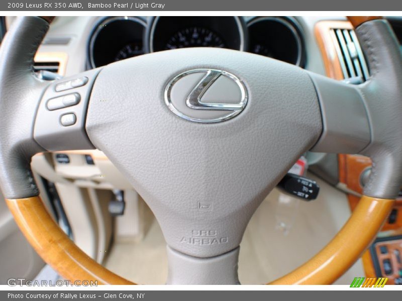 Bamboo Pearl / Light Gray 2009 Lexus RX 350 AWD