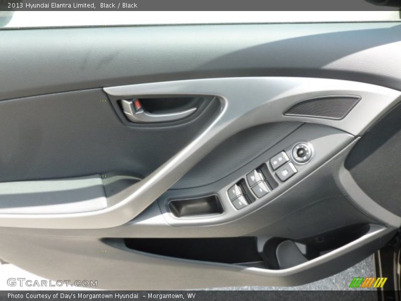 Black / Black 2013 Hyundai Elantra Limited