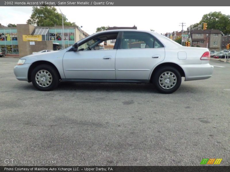 Satin Silver Metallic / Quartz Gray 2002 Honda Accord VP Sedan