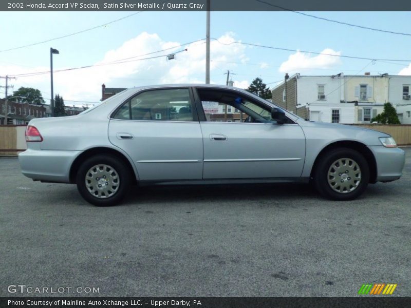 Satin Silver Metallic / Quartz Gray 2002 Honda Accord VP Sedan