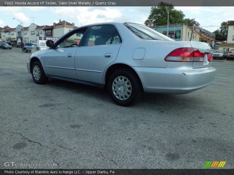 Satin Silver Metallic / Quartz Gray 2002 Honda Accord VP Sedan