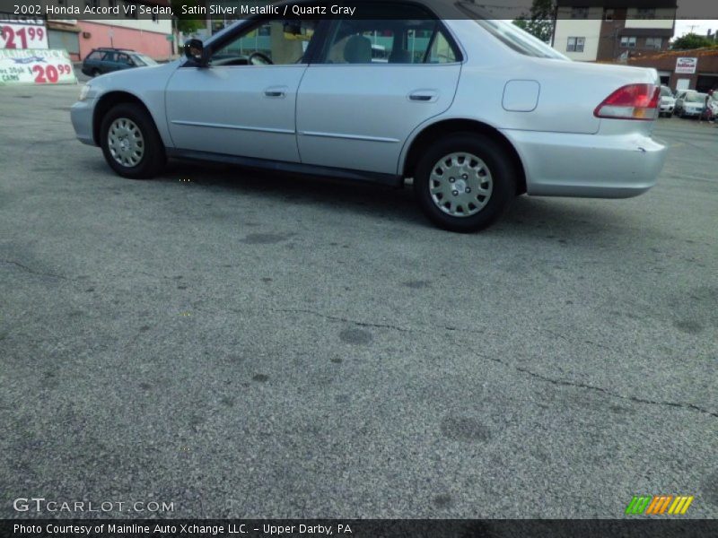 Satin Silver Metallic / Quartz Gray 2002 Honda Accord VP Sedan