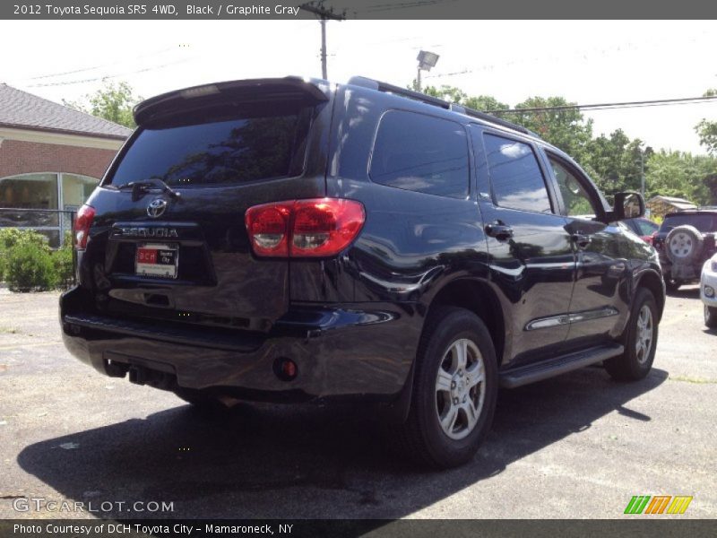 Black / Graphite Gray 2012 Toyota Sequoia SR5 4WD