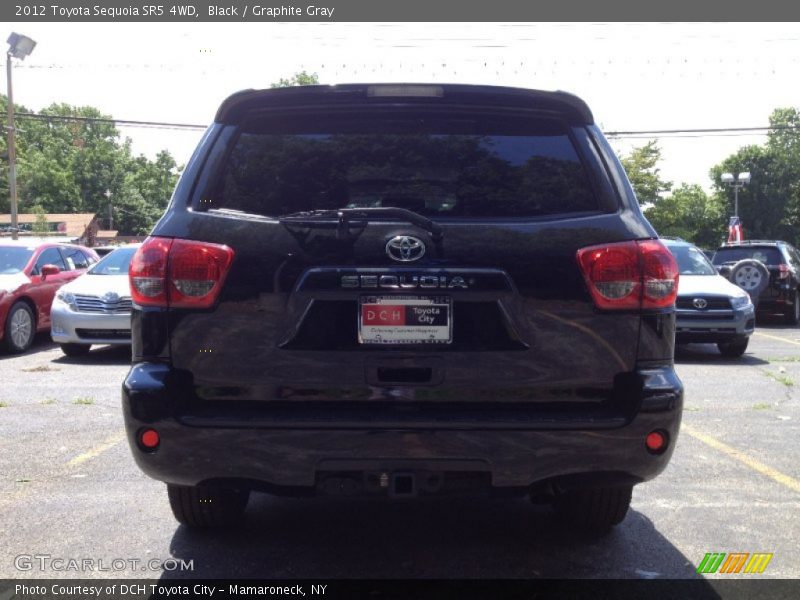 Black / Graphite Gray 2012 Toyota Sequoia SR5 4WD