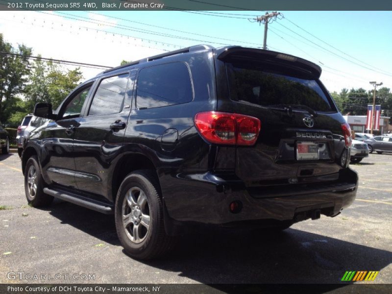 Black / Graphite Gray 2012 Toyota Sequoia SR5 4WD