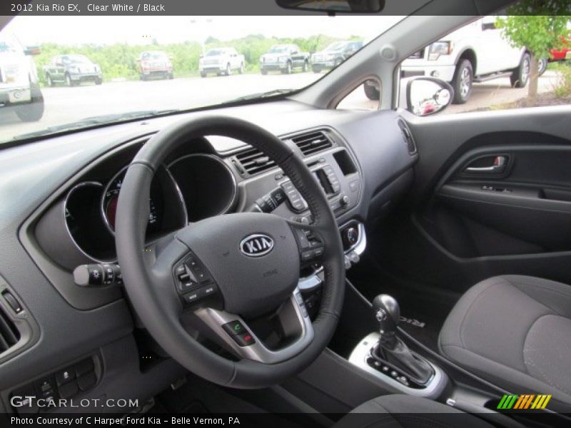 2012 Rio EX Black Interior