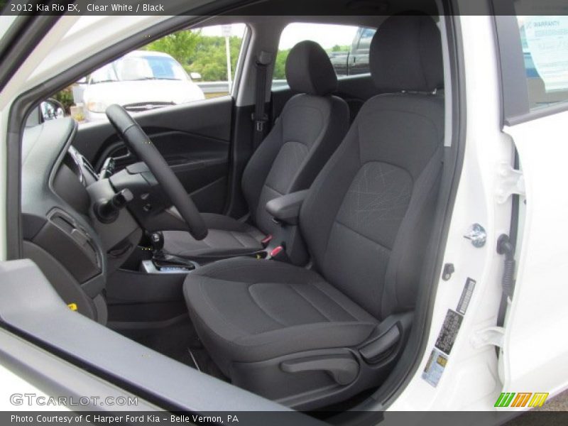  2012 Rio EX Black Interior