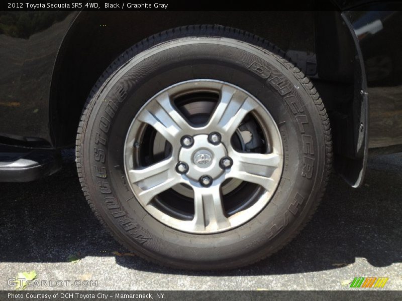 Black / Graphite Gray 2012 Toyota Sequoia SR5 4WD