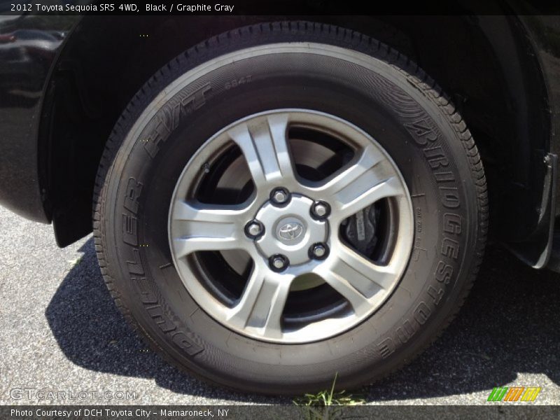 Black / Graphite Gray 2012 Toyota Sequoia SR5 4WD