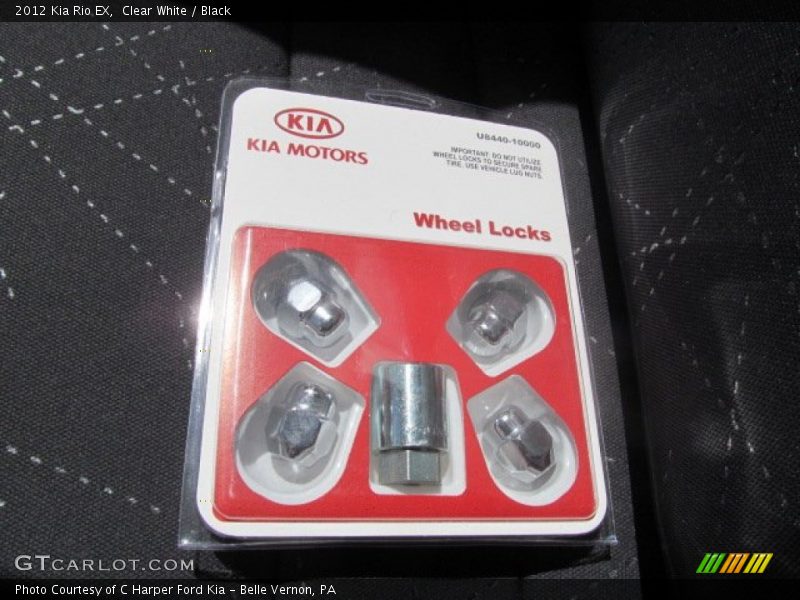 Kia Wheel Locks - 2012 Kia Rio EX