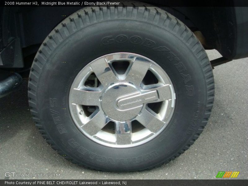 Midnight Blue Metallic / Ebony Black/Pewter 2008 Hummer H3