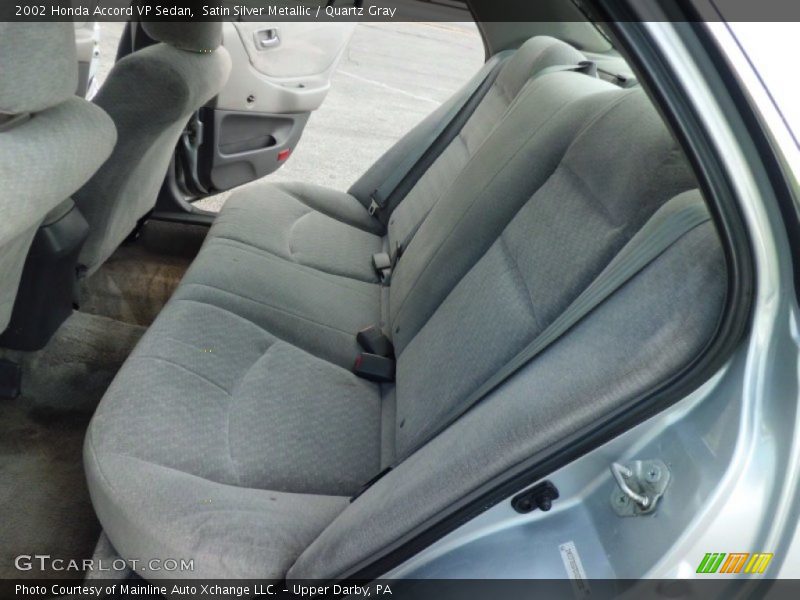 Satin Silver Metallic / Quartz Gray 2002 Honda Accord VP Sedan