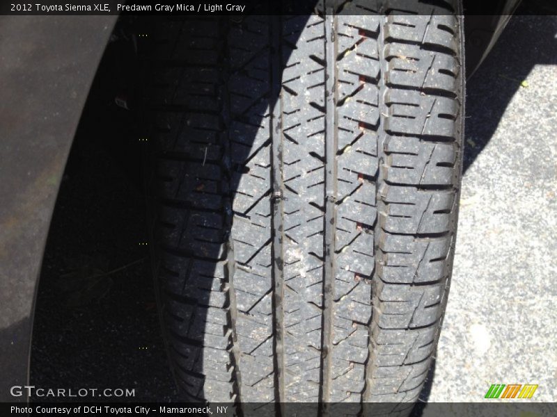 Predawn Gray Mica / Light Gray 2012 Toyota Sienna XLE