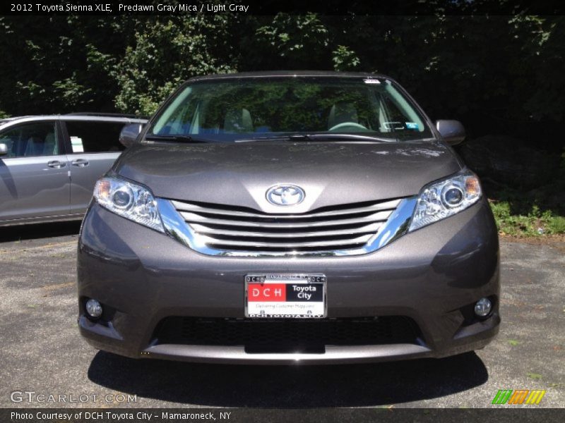 Predawn Gray Mica / Light Gray 2012 Toyota Sienna XLE