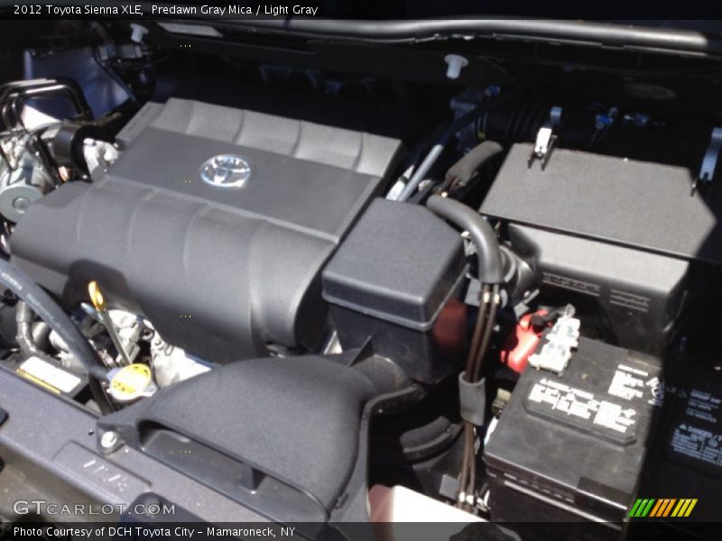 Predawn Gray Mica / Light Gray 2012 Toyota Sienna XLE