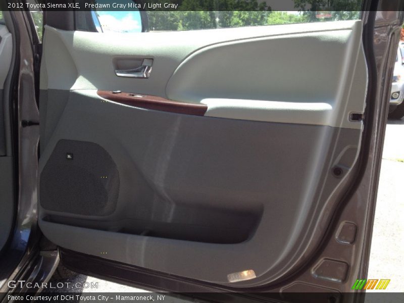 Predawn Gray Mica / Light Gray 2012 Toyota Sienna XLE