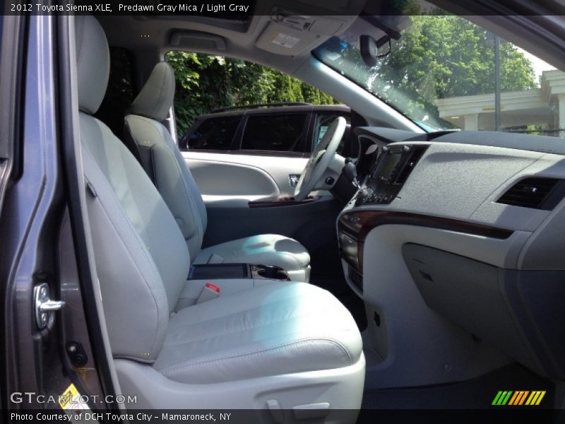 Predawn Gray Mica / Light Gray 2012 Toyota Sienna XLE