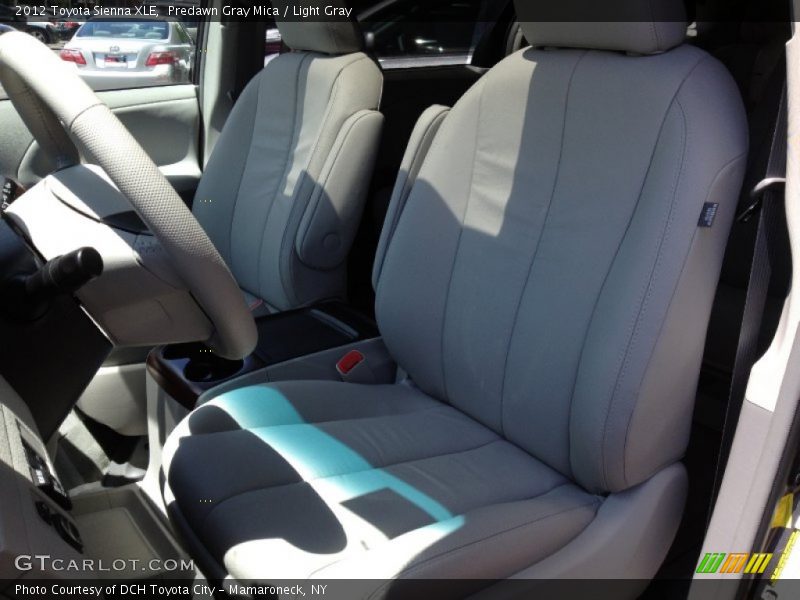 Predawn Gray Mica / Light Gray 2012 Toyota Sienna XLE