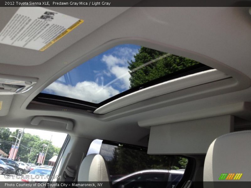 Predawn Gray Mica / Light Gray 2012 Toyota Sienna XLE