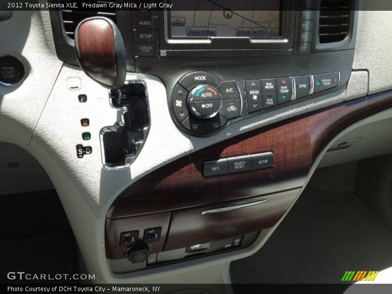 Predawn Gray Mica / Light Gray 2012 Toyota Sienna XLE