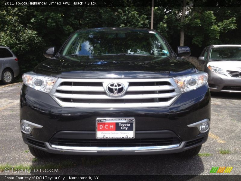 Black / Black 2011 Toyota Highlander Limited 4WD