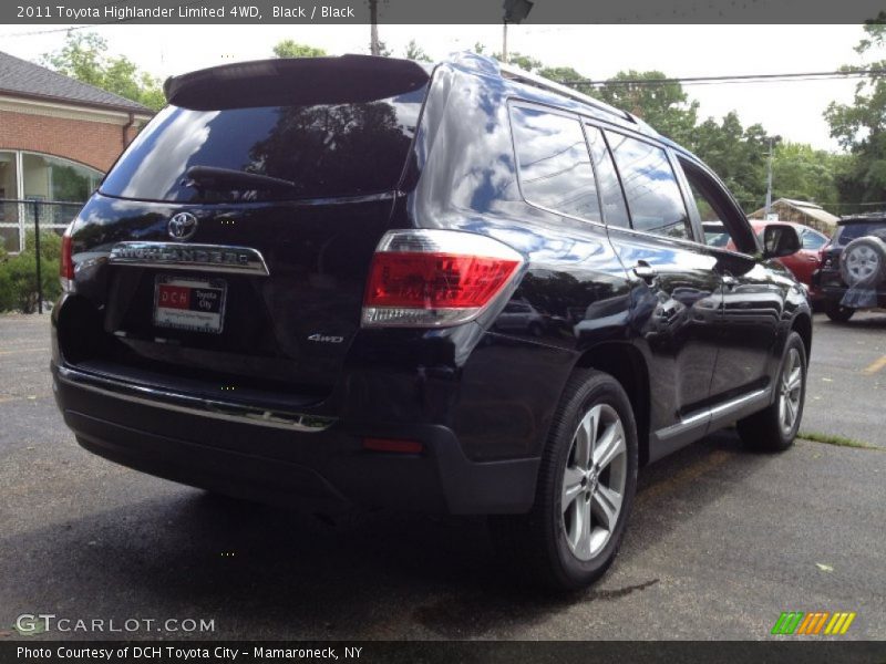 Black / Black 2011 Toyota Highlander Limited 4WD