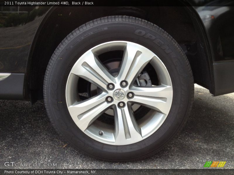 Black / Black 2011 Toyota Highlander Limited 4WD