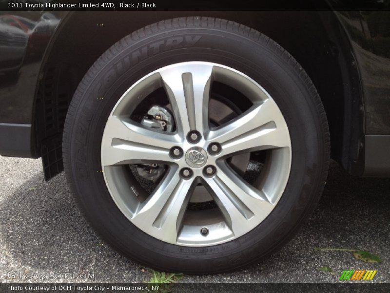 Black / Black 2011 Toyota Highlander Limited 4WD