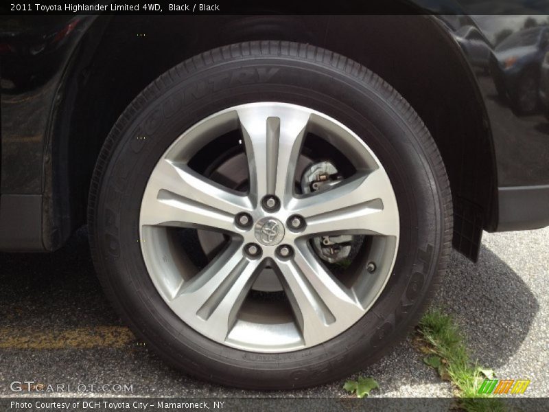 Black / Black 2011 Toyota Highlander Limited 4WD