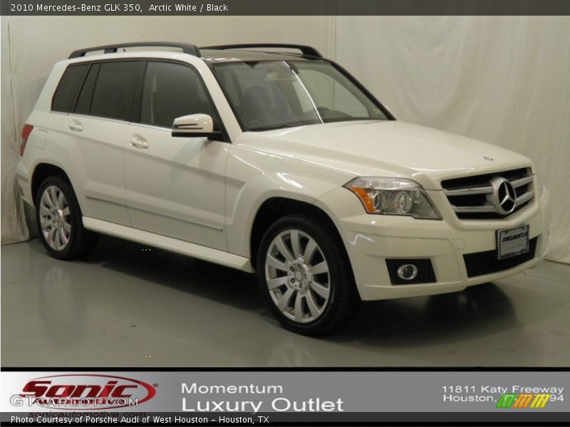 Arctic White / Black 2010 Mercedes-Benz GLK 350