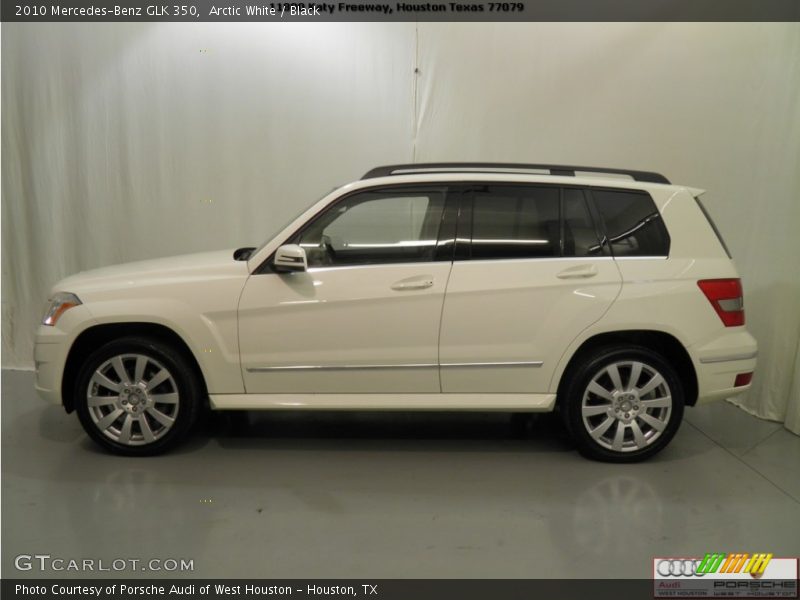 Arctic White / Black 2010 Mercedes-Benz GLK 350