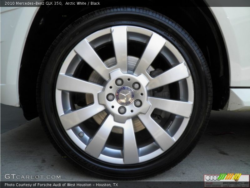 Arctic White / Black 2010 Mercedes-Benz GLK 350