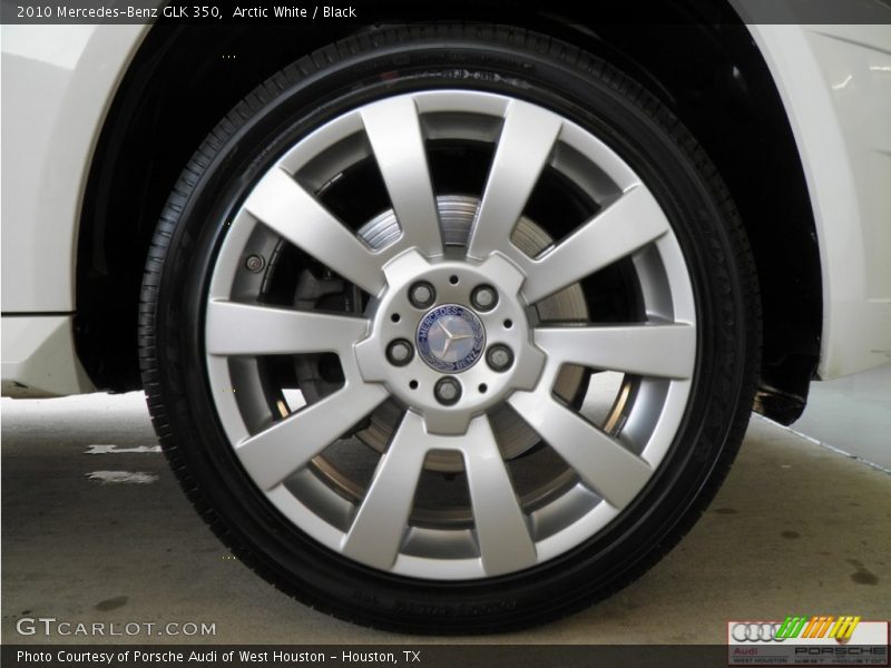 Arctic White / Black 2010 Mercedes-Benz GLK 350