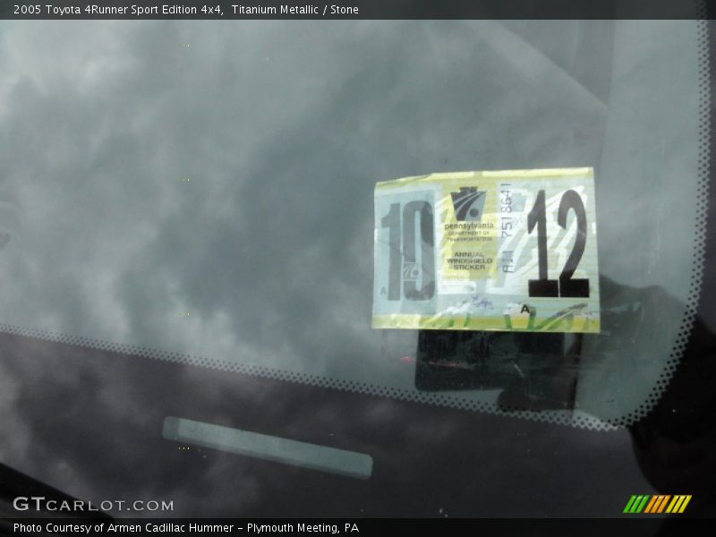 Titanium Metallic / Stone 2005 Toyota 4Runner Sport Edition 4x4